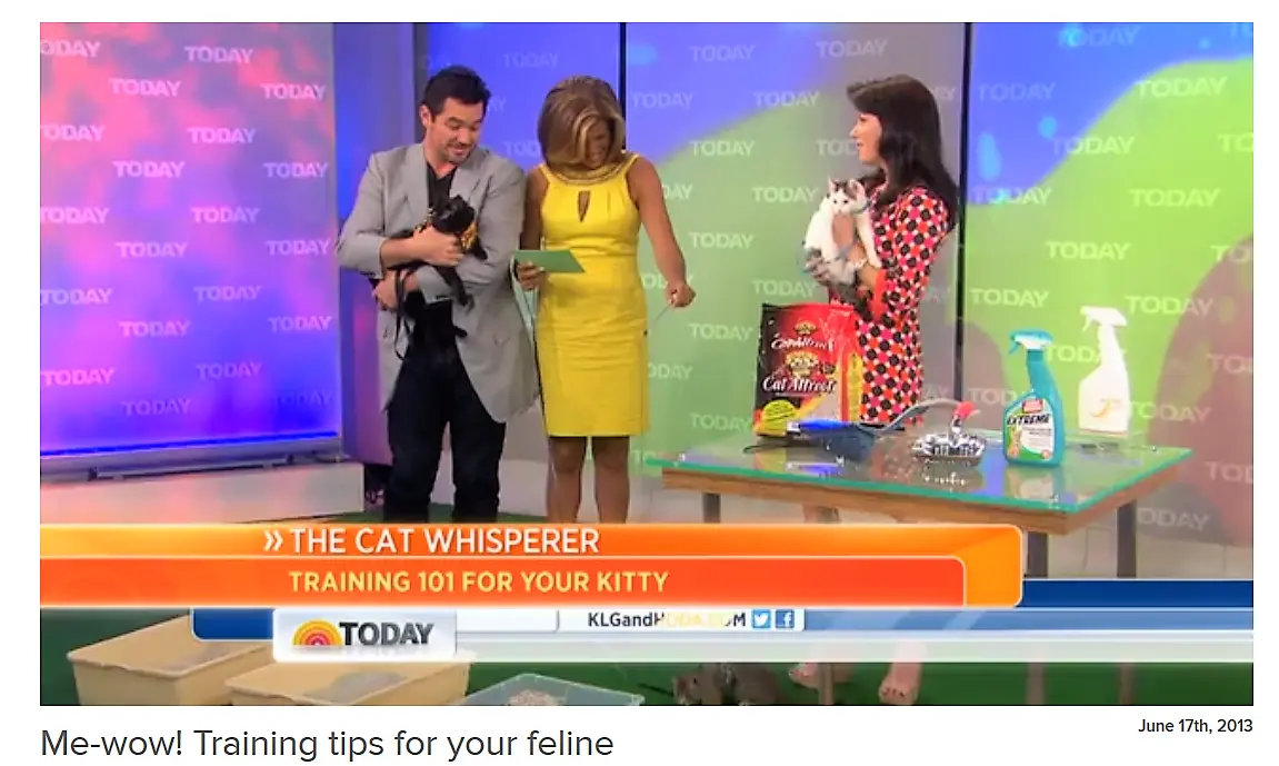 Two Women and a Man with Two Cats 3 | Mieshelle Nagelschneider | Cat Behaviorist Two Women and a Man with Two Cats on The Today Show with Cat Behaviorist Mieshelle Nagelschneider