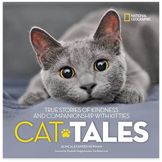 Cat Tales Cover with Grey Cat | National Geographic | Mieshelle Nagelschneider | Cat Behaviorist